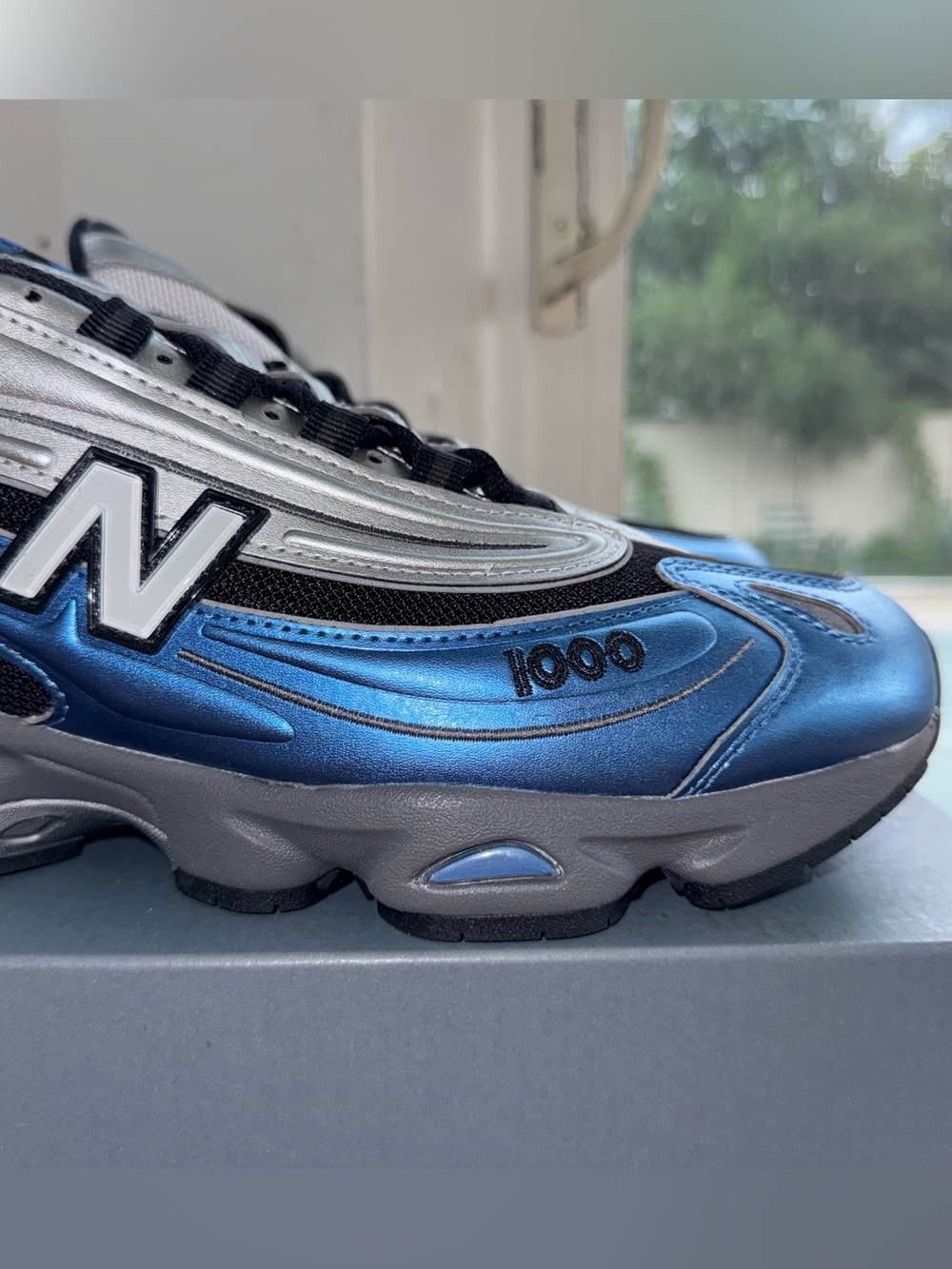 New Balance 1000 M1000ENV Sea Stone Navy Y2K ABZORB Sneakers Men's 10.5 D - Picture 10 of 14